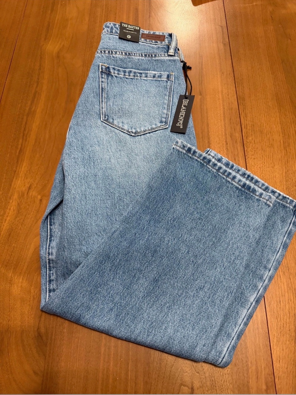 BLANK NYC Light Blue Straight-Leg Jeans